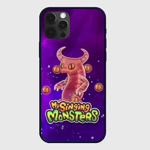 Чехол iPhone 12 Pro Max My singing monsters ЭПИЧЕСКИЙ ВУЖАС / 3D-Черный – фото 1