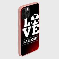 Чехол для iPhone 12 Pro Max Fallout Love Классика, цвет: 3D-светло-розовый — фото 2