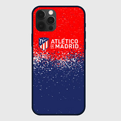 Чехол iPhone 12 Pro Max Atletico madrid атлетико мадрид брызги красок