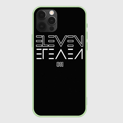 Чехол iPhone 12 Pro Max Eleven Reverse / 3D-Салатовый – фото 1