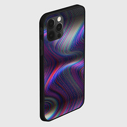 Чехол для iPhone 12 Pro Max WAVES ILLUSION, цвет: 3D-черный — фото 2