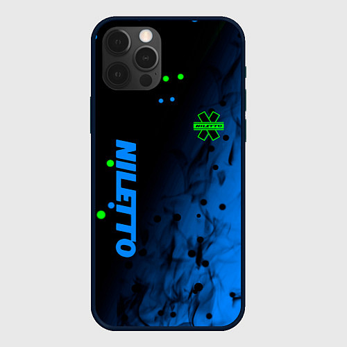 Чехол iPhone 12 Pro Max Niletto абстракция / 3D-Черный – фото 1