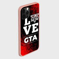 Чехол для iPhone 12 Pro Max GTA Love Классика, цвет: 3D-светло-розовый — фото 2