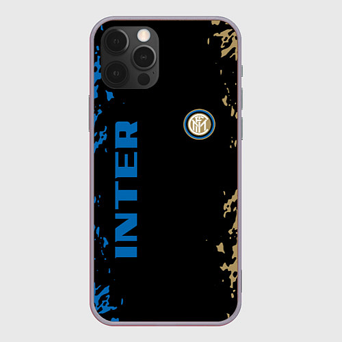 Чехол iPhone 12 Pro Max Интер inter / 3D-Серый – фото 1