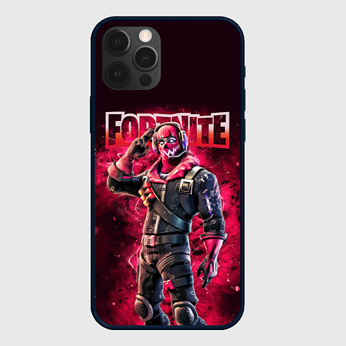 Чехол iPhone 12 Pro Max Fortnite Raptor Skin Video game / 3D-Черный – фото 1