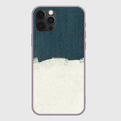 Чехол для iPhone 12 Pro Max Черно-белая размазня, цвет: 3D-серый
