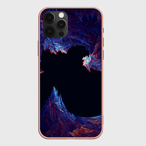 Чехол iPhone 12 Pro Max Ледяной Коралловый Риф / 3D-Светло-розовый – фото 1