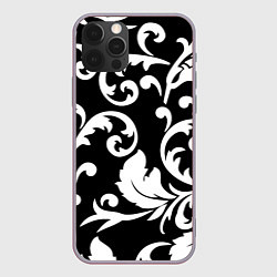 Чехол iPhone 12 Pro Max Minimalist floral pattern