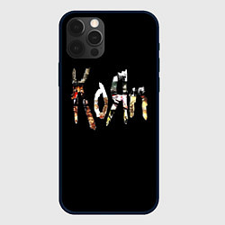 Чехол iPhone 12 Pro Max KoЯn Korn лого