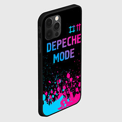 Чехол для iPhone 12 Pro Max Depeche Mode Neon Gradient, цвет: 3D-черный — фото 2