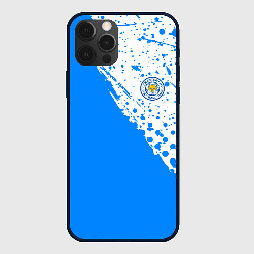 Чехол iPhone 12 Pro Max Leicester city Лестер Сити / 3D-Черный – фото 1