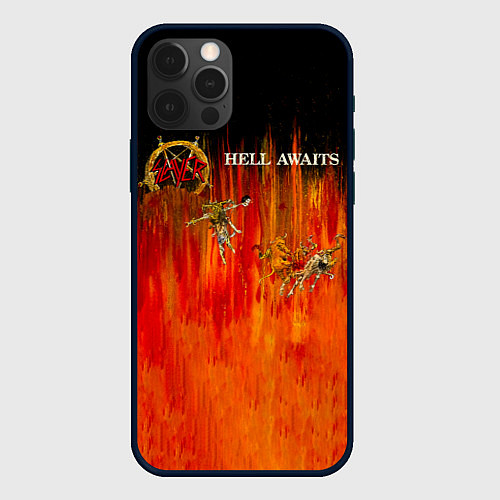 Чехол iPhone 12 Pro Max Hell Awaits - Slayer / 3D-Черный – фото 1