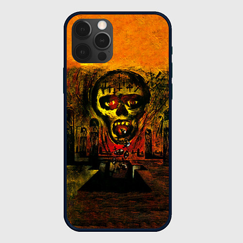Чехол iPhone 12 Pro Max Seasons In The Abyss - Slayer / 3D-Черный – фото 1