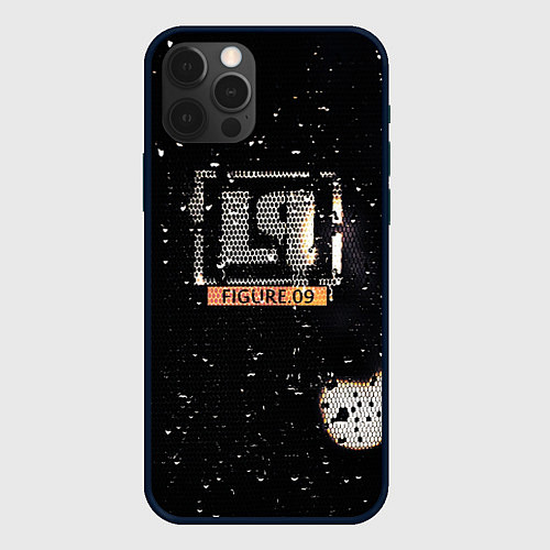 Чехол iPhone 12 Pro Max Linkin Park соты / 3D-Черный – фото 1