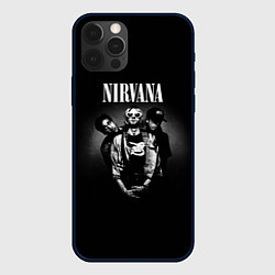 Чехол для iPhone 12 Pro Max Nirvana рок-группа, цвет: 3D-черный