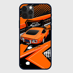 Чехол iPhone 12 Pro Max Vintage Tron Ретро-автомобиль