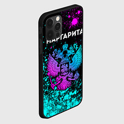 Чехол для iPhone 12 Pro Max Маргарита Россия, цвет: 3D-черный — фото 2