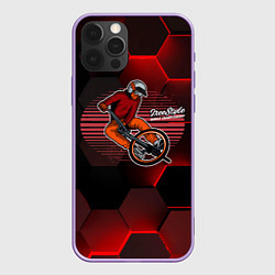 Чехол iPhone 12 Pro Max Велосипедист - экстрим