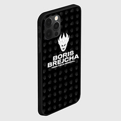 Чехол для iPhone 12 Pro Max Boris Brejcha High-Tech Minimal, цвет: 3D-черный — фото 2