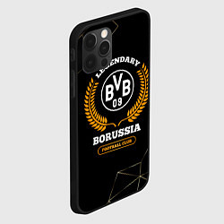 Чехол для iPhone 12 Pro Max Лого Borussia и надпись Legendary Football Club на, цвет: 3D-черный — фото 2