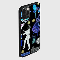 Чехол для iPhone 12 Pro Max Underground pattern Fashion 2077, цвет: 3D-черный — фото 2