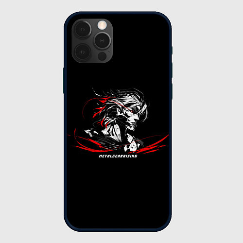 Чехол iPhone 12 Pro Max METAL GEAR RISING: REVENGEANCE / 3D-Черный – фото 1