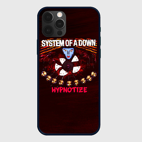 Чехол iPhone 12 Pro Max Hypnotize - System of a Down / 3D-Черный – фото 1