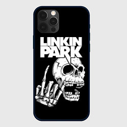 Чехол iPhone 12 Pro Max Linkin Park Череп