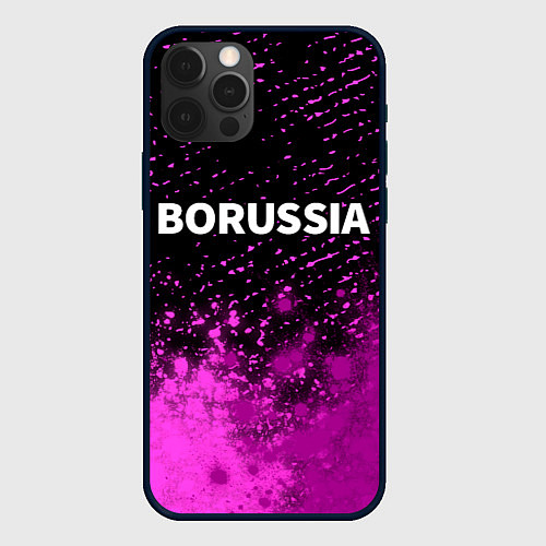 Чехол iPhone 12 Pro Max Borussia Pro Football / 3D-Черный – фото 1