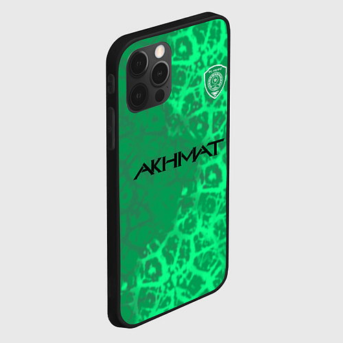 Чехол iPhone 12 Pro Max Фанат ФК Ахмат / 3D-Черный – фото 2