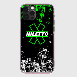 Чехол для iPhone 12 Pro Max Нилето niletto текстура воды, цвет: 3D-серый