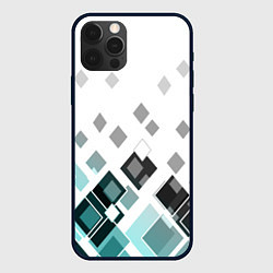 Чехол iPhone 12 Pro Max Geometric pattern Геометрический узор ромбы