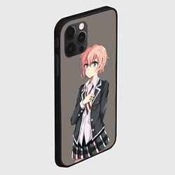 Чехол для iPhone 12 Pro Max Юи Юигахама OreGairu, цвет: 3D-черный — фото 2