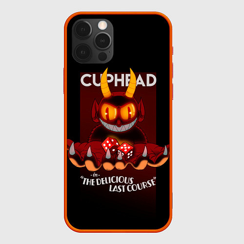 Чехол iPhone 12 Pro Max Дьявол Cuphead / 3D-Красный – фото 1