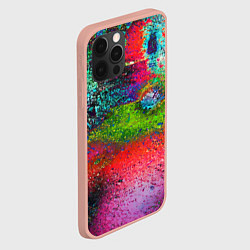 Чехол для iPhone 12 Pro Max Pointillism Art Fashion trend, цвет: 3D-светло-розовый — фото 2