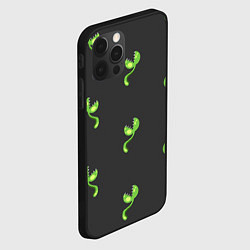 Чехол для iPhone 12 Pro Max Мухоловка - хищное растение, цвет: 3D-черный — фото 2
