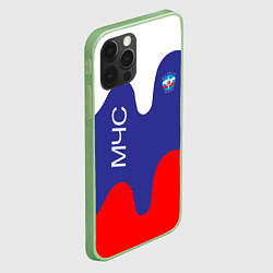 Чехол для iPhone 12 Pro Max МЧС - флаг России, цвет: 3D-салатовый — фото 2