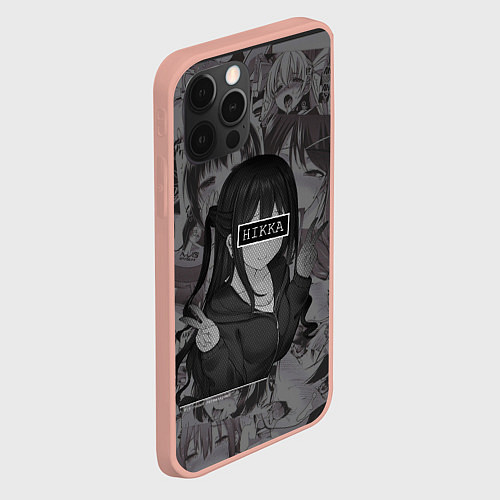 Чехол iPhone 12 Pro Max Hiкка / 3D-Светло-розовый – фото 2