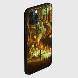 Чехол для iPhone 12 Pro Max Cool Steampunk painting, цвет: 3D-черный — фото 2