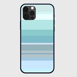 Чехол для iPhone 12 Pro Max Морские линии, цвет: 3D-черный