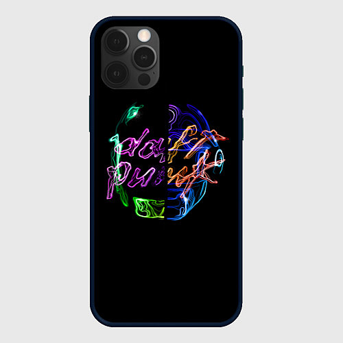 Чехол iPhone 12 Pro Max Daft punk фанк / 3D-Черный – фото 1