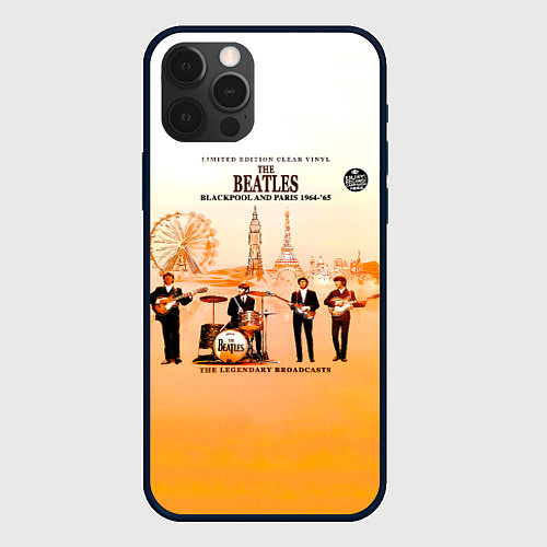 Чехол iPhone 12 Pro Max The Beatles Blackpool And Paris 1964-65 / 3D-Черный – фото 1