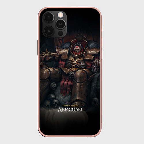 Чехол iPhone 12 Pro Max Ангрон на троне / 3D-Светло-розовый – фото 1