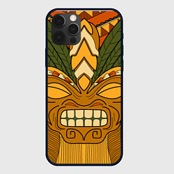 Чехол для iPhone 12 Pro Max Polynesian tiki ANGRY, цвет: 3D-черный