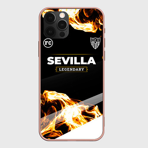 Чехол iPhone 12 Pro Max Sevilla Legendary Sport Fire / 3D-Светло-розовый – фото 1