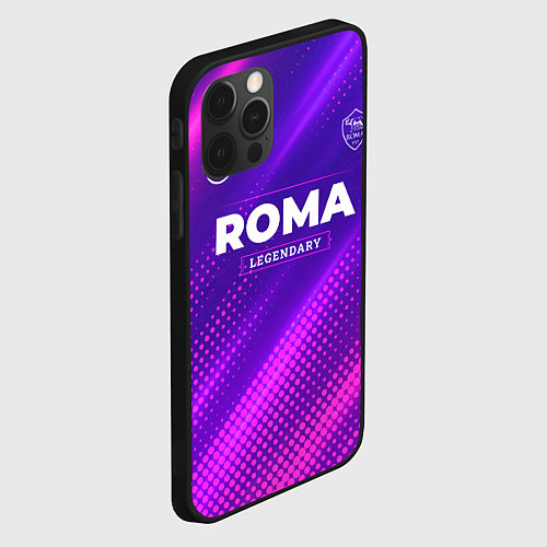 Чехол iPhone 12 Pro Max Roma Legendary Sport Grunge / 3D-Черный – фото 2