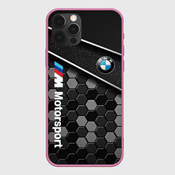 Чехол для iPhone 12 Pro Max BMW : Технологическая Броня, цвет: 3D-малиновый