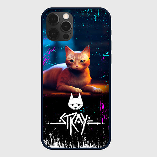 Чехол iPhone 12 Pro Max Stray Cat: Бродячий Кот / 3D-Черный – фото 1