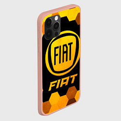 Чехол для iPhone 12 Pro Max Fiat - Gold Gradient, цвет: 3D-светло-розовый — фото 2