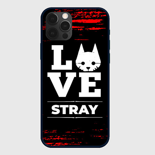 Чехол iPhone 12 Pro Max Stray Love Классика / 3D-Черный – фото 1